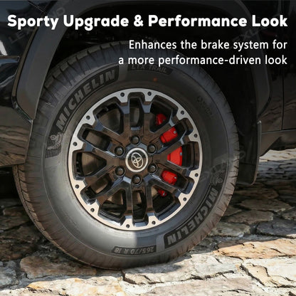 Tundra Brake Caliper Covers Front and Rear Bolt-On Caliper Protectors for Toyota