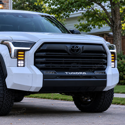 Tundra LED Daytime Running Lights Dual-Color DRL Sequential Turn Signal Lighting Upgrade for Toyota