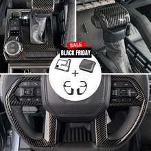 4Runner Interior Cover Trim ABS Carbon Fiber Style Protective Overlays