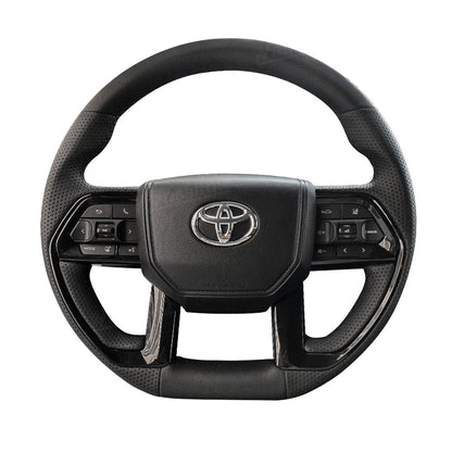 4Runner Steering Wheel Top & Bottom Nappa Leather with Perforated Grip Inspired by 2025 4Runner