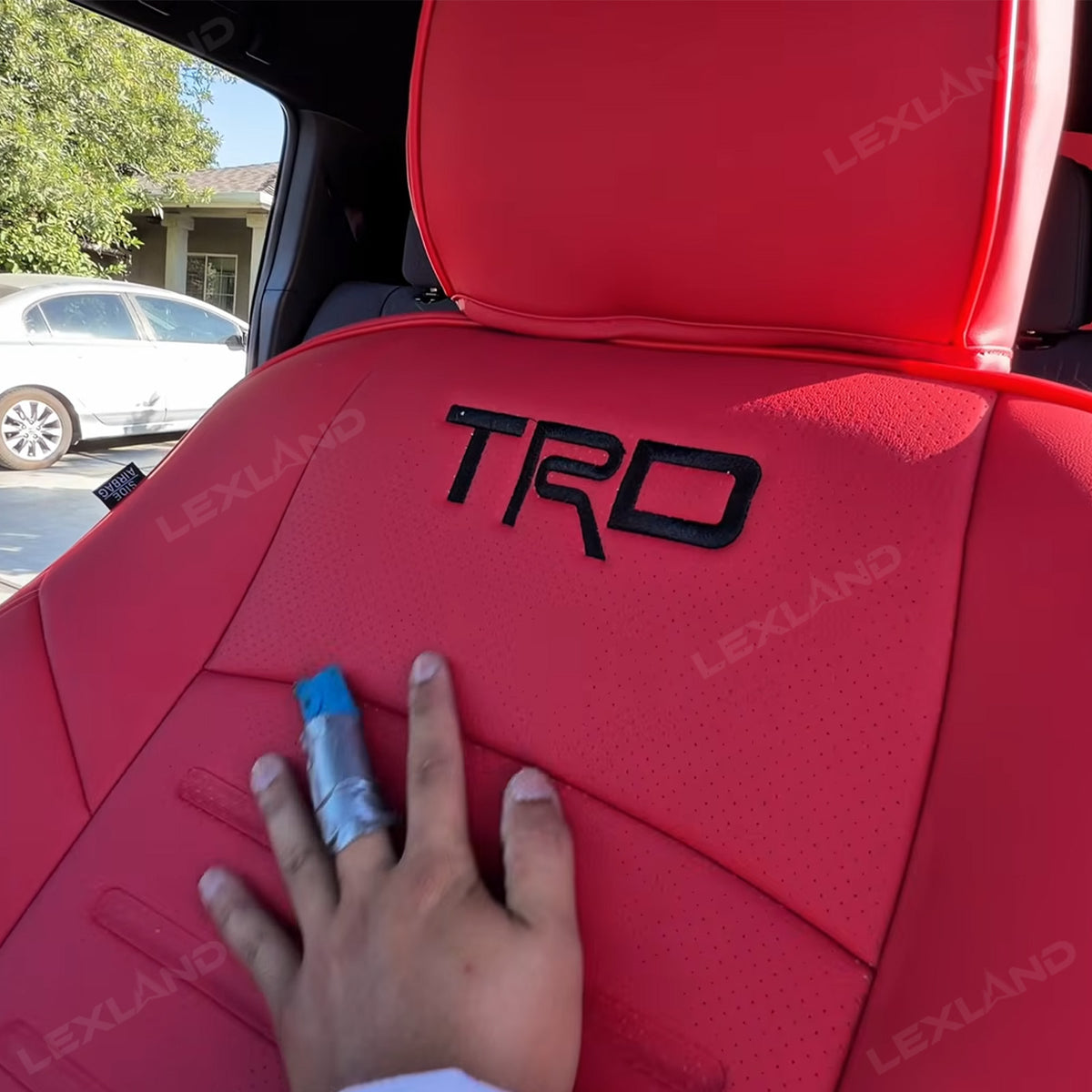 Tacoma/4Runner Seat Covers Embossed Seat Protectors with TRD Style for Toyota