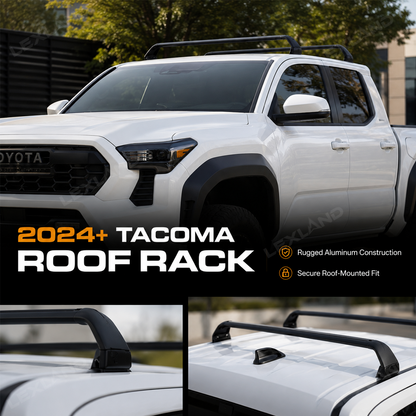 Tacoma Roof Rack Crossbar Aluminum Cargo Rack Luggage Carrier Cross Bars 1.0 for Toyota