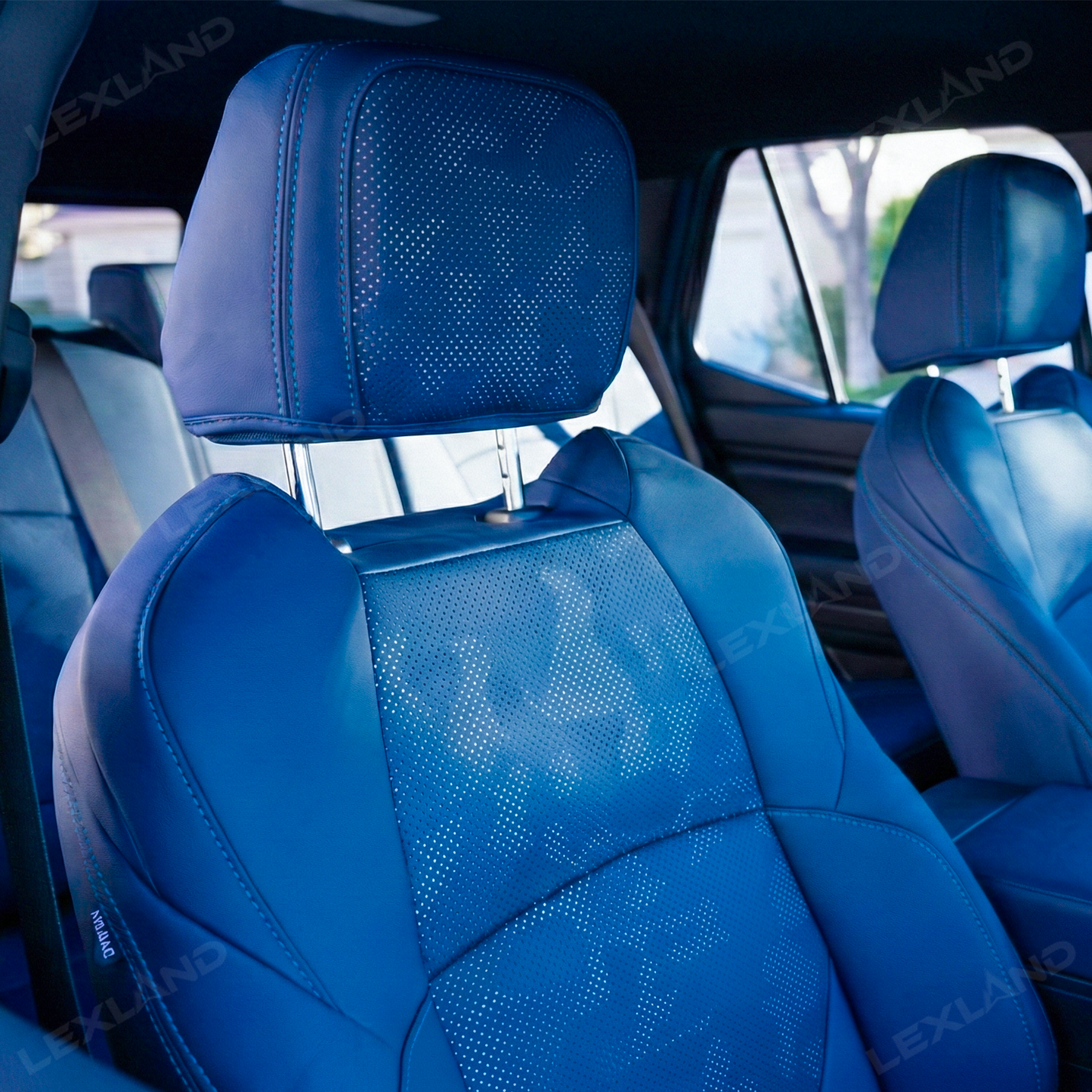 4Runner Seat Covers Full Coverage Blue Camo Seat Protectors for Toyota