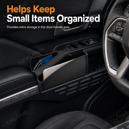 Tacoma/4Runner Front Door Side Organizer Silicone Interior Slot Pockets Tray Storage Box for Toyota