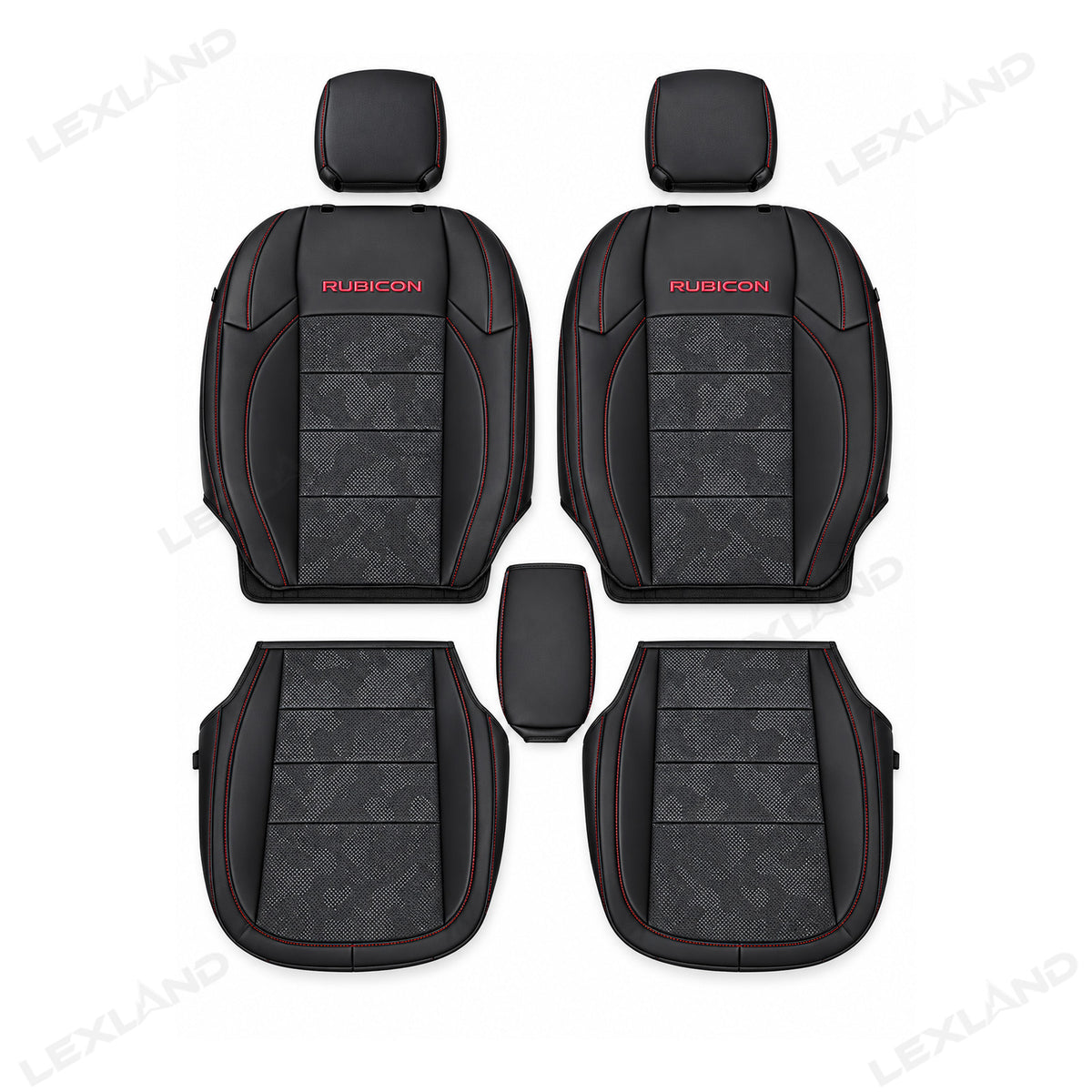 Wrangler Como Style Seat Covers 4-Door Seat Protector Without Rear Armrest Interior Seat Upholstery Upgrade