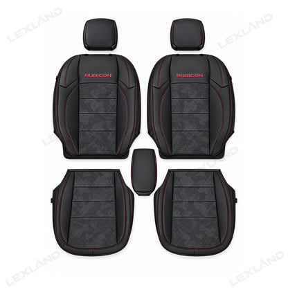 Wrangler Como Style Seat Covers 4-Door Seat Protector Without Rear Armrest Interior Seat Upholstery Upgrade