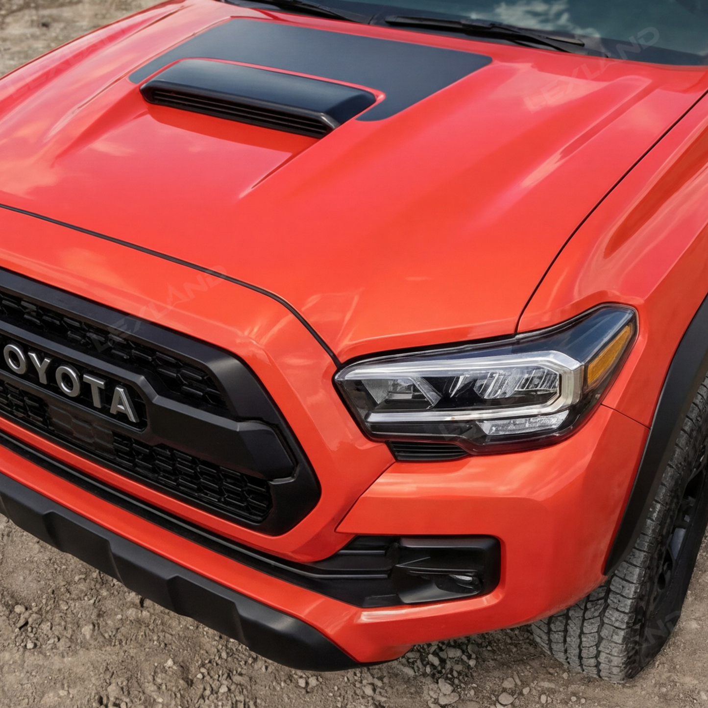 Tacoma Front Headlight Clear Lens High-Transparency PC Headlamp Covers for Toyota