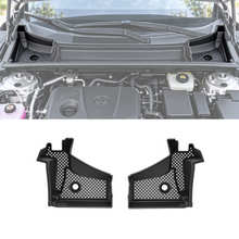 RAV4 Front Engine Room Air Intake Outlet Guard Cover TPE Protection Trim 2PCS for Toyota