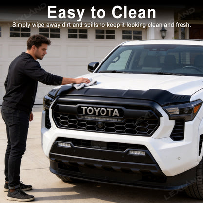 Tacoma Hood Deflector Split Design Hood Protector ABS Hood Shield for Toyota
