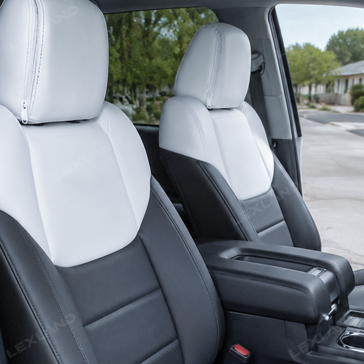 Tundra TRD Style Seat Covers Front and Rear Interior Seat Protectors for Toyota