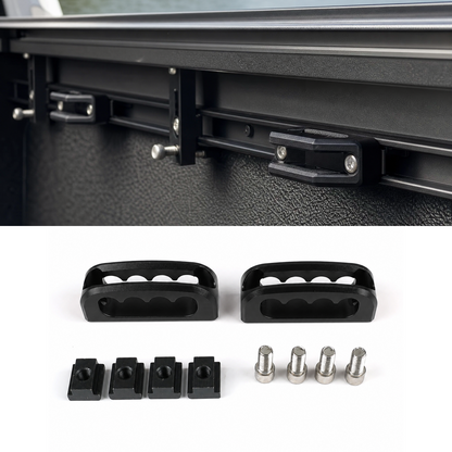 Tacoma Tie Down Anchors Aluminum Bed Rail Cleats for Toyota