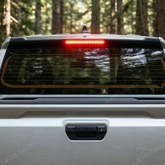 Tacoma Brake Light Cover Rear 3rd Brake Center High Mount Stop Lamp Smoked Lens Cover Trim