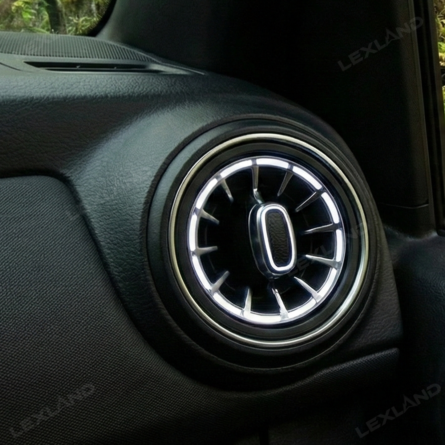 Tacoma Turbo Air AC Vents with Ambient Light RGB LED Vents Light 4PCS for Toyota