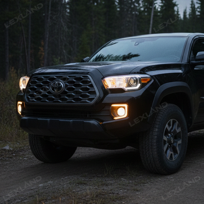 Tacoma Fog Lights LED Dual-Color Daytime Running Lights Sequential Turn Signal Lighting Upgrade