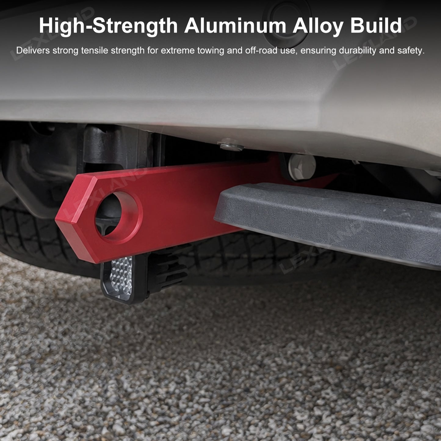 Tacoma Rear Recovery Points Tow Hooks Heavy Duty Aluminum Recovery Hooks 2PCS for Toyota