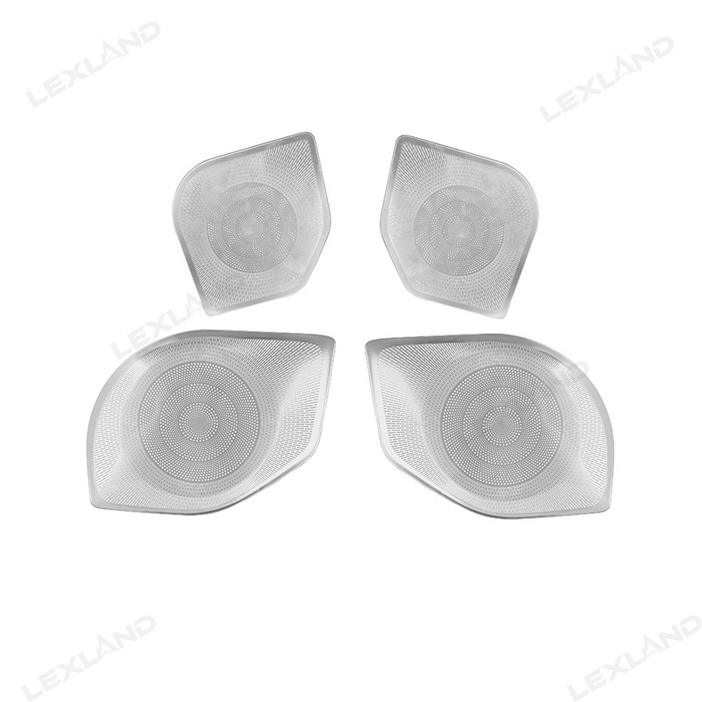 Tacoma Stainless Steel Door Speaker Horn Panel Cover Car Interior Trim 4PCS for Toyota