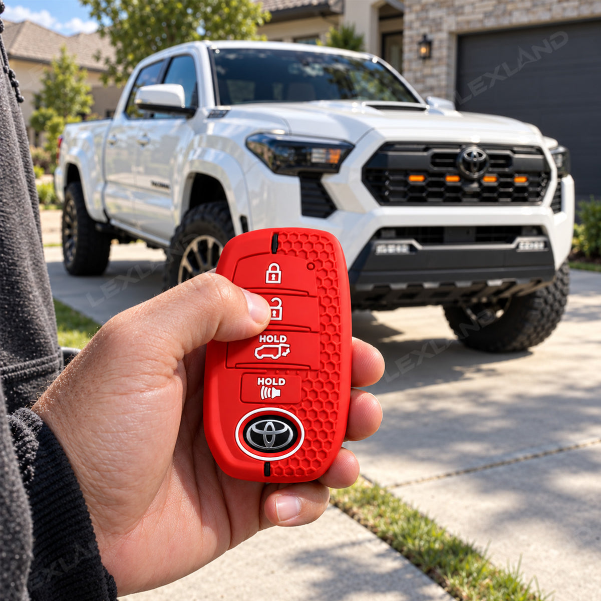 Tacoma/4Runner/Tundra Key Fob Cover Protective Silicone Key Fob Case 2.0 for Toyota