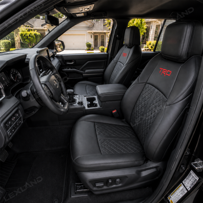 Tacoma/4Runner Seat Covers Diamond Pattern Seat Protectors TRD-Style Interior Protection for Toyota