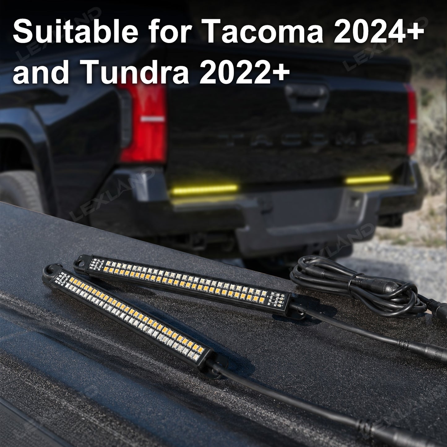 Tacoma/Tundra Tailgate Light Strip LED Running Brake Sequential Turn Signals Lights Bar