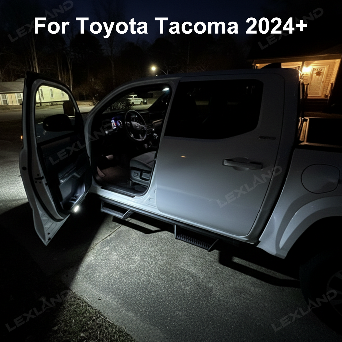 Tacoma LED Puddle Lights Multi-color Front Door Projector Lights For Toyota