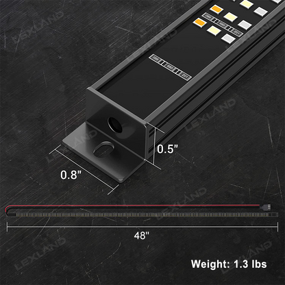 Tacoma/Tundra 48" LED Tailgate Light Bar with Reverse Light, Brake Light & Sequential Turn Signals