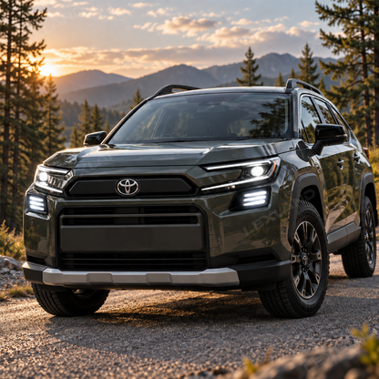 Rav4 Woodland Front head LED Lights Daytime Running Lights DRL Fog Light for Toyota