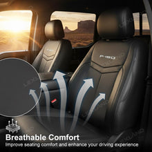 F150 Seat Covers NAPPA Leather Full Coverage Seat Protector with F150 Letter Style