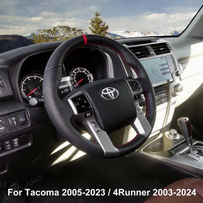 Tacoma/4Runner Steering Wheel Perforated Leather Driving Wheel for Toyota