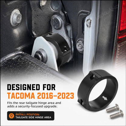 Tacoma Tailgate Anti-Theft Lock Aluminum Alloy Truck Bed Tailgate Security Lock 2.0 for Toyota