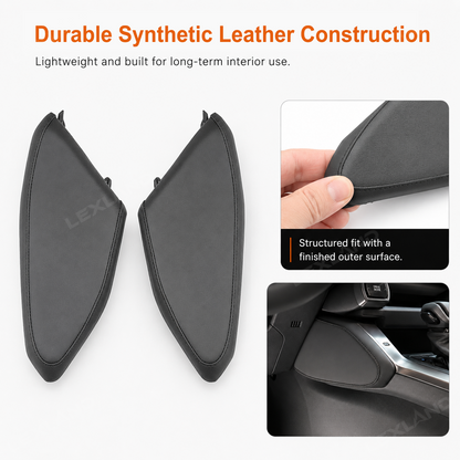 RAV4 Center Console Knee Pad Scratch-Resistant Leather Padded Cushions 2PCS for Toyota