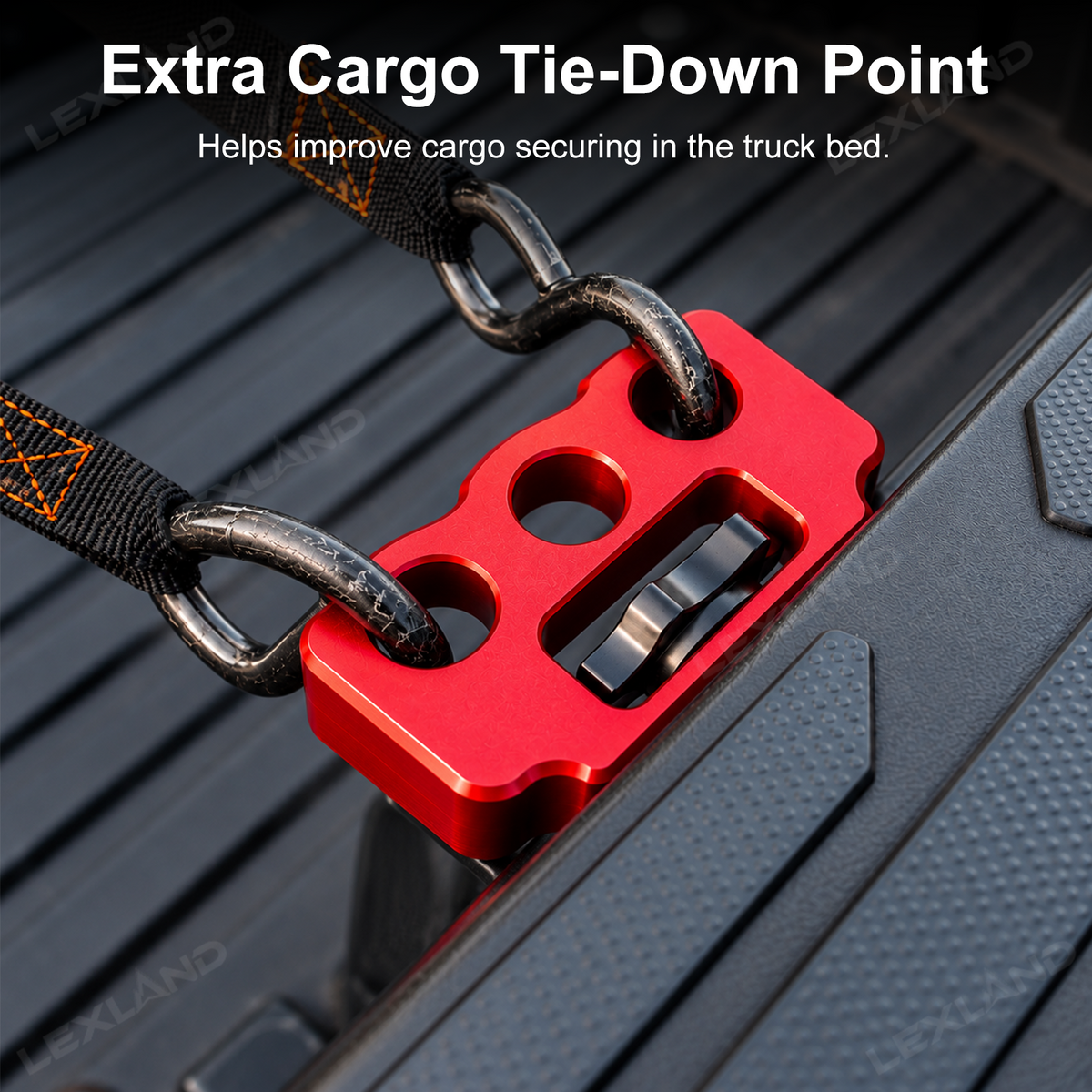 Tacoma/Tundra Knuckle-Style Truck Bed Tie-Down Anchor Aluminum Alloy Truck Bed Cleat 3.0
