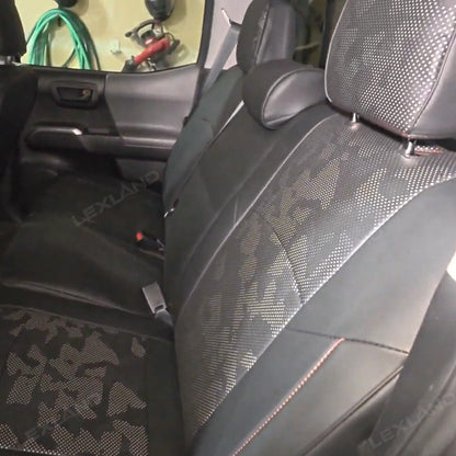 Tacoma 3rd Gen Camo Seat Covers NAPPA Leather Seat Protector for Toyota