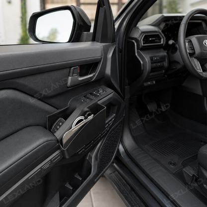 Tacoma/4Runner Front Door Side Organizer Silicone Interior Slot Pockets Tray Storage Box for Toyota