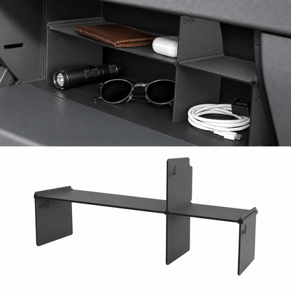 Tundra Glove Box Organizer Insert ABS Storage Divider Interior Accessories for Toyota