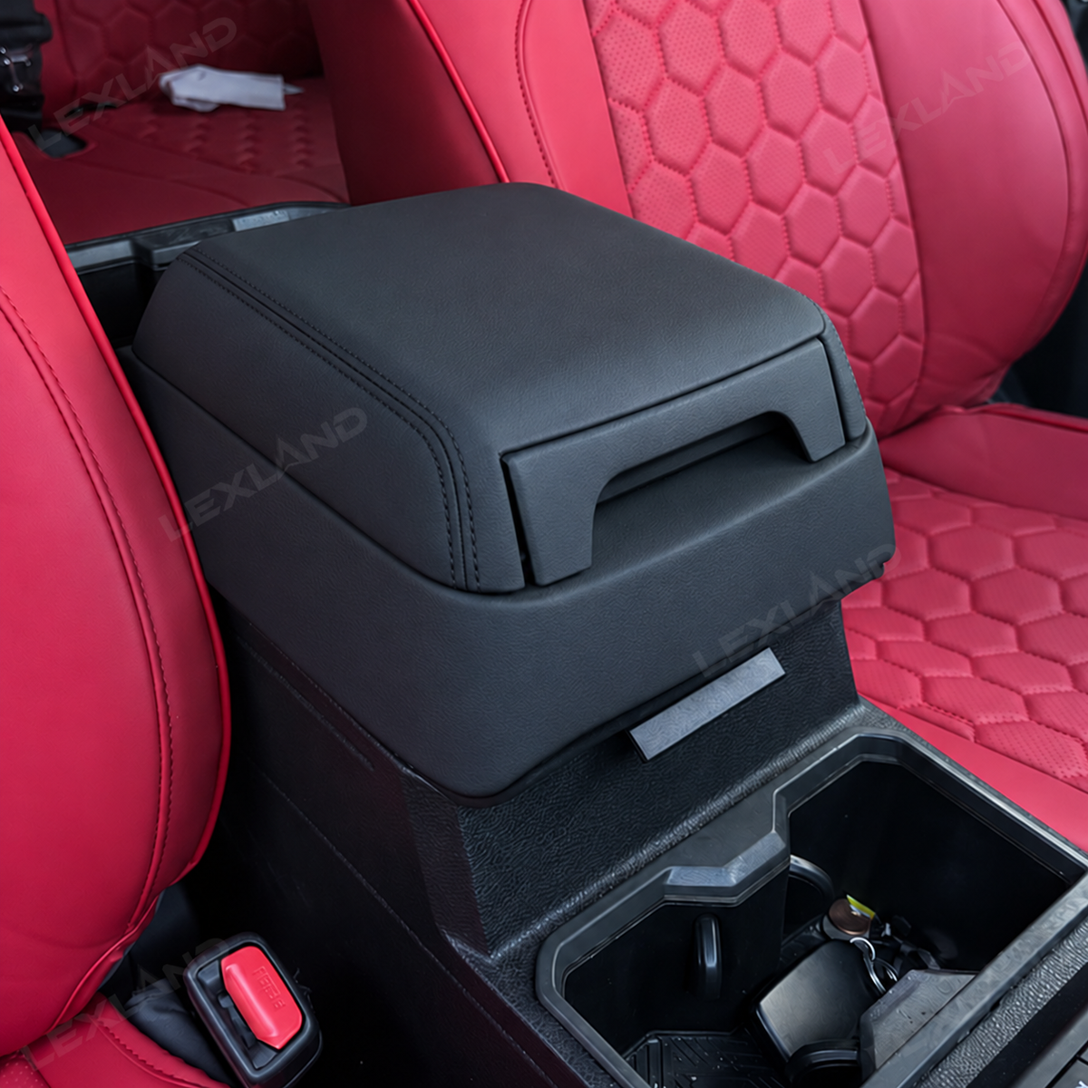 Tacoma/4Runner Armrest Pad Center Console Armrest Cover Riser with Hidden Storage Drawer