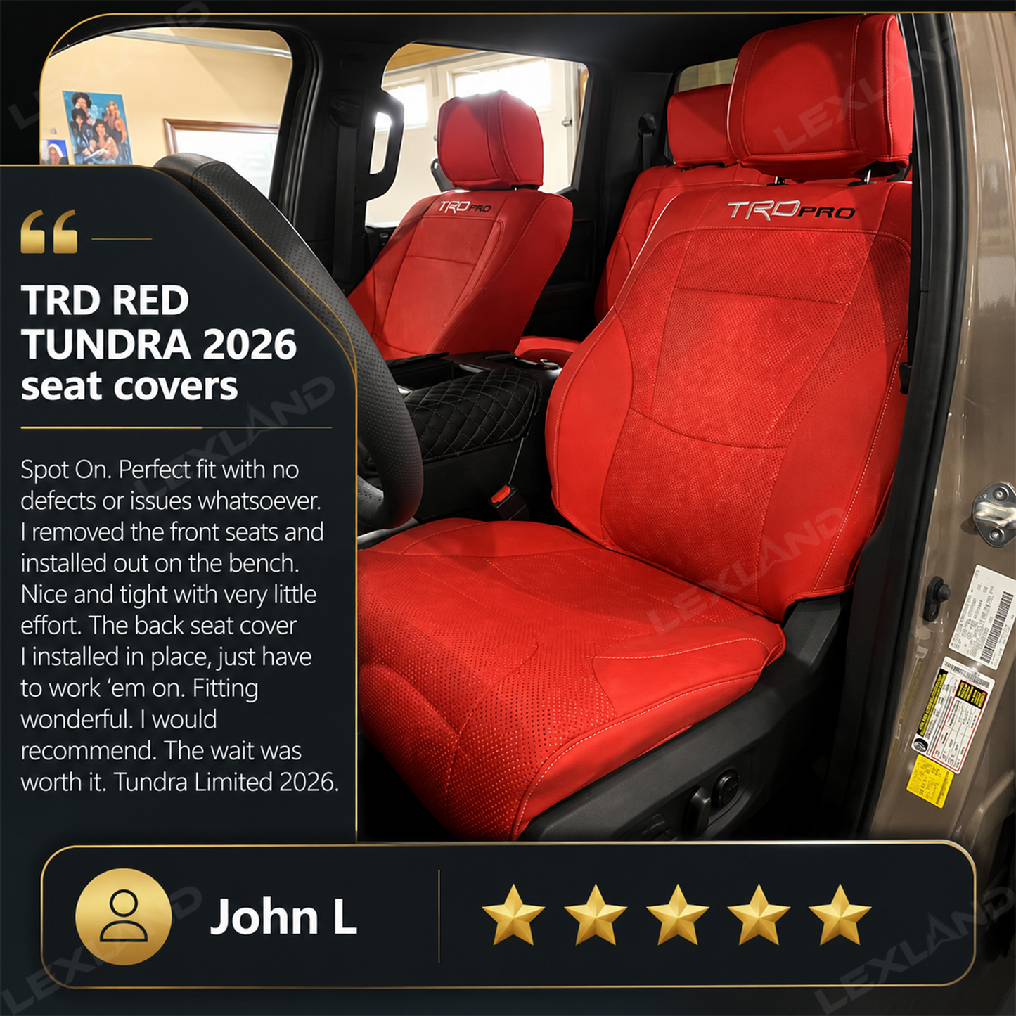 Tundra Seat Covers Camo Seat Protector with TRD PRO Logo for Toyota