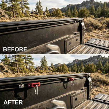 Tacoma Bed Rail Tie Downs Truck Cleat Tie Down Anchors for Toyota