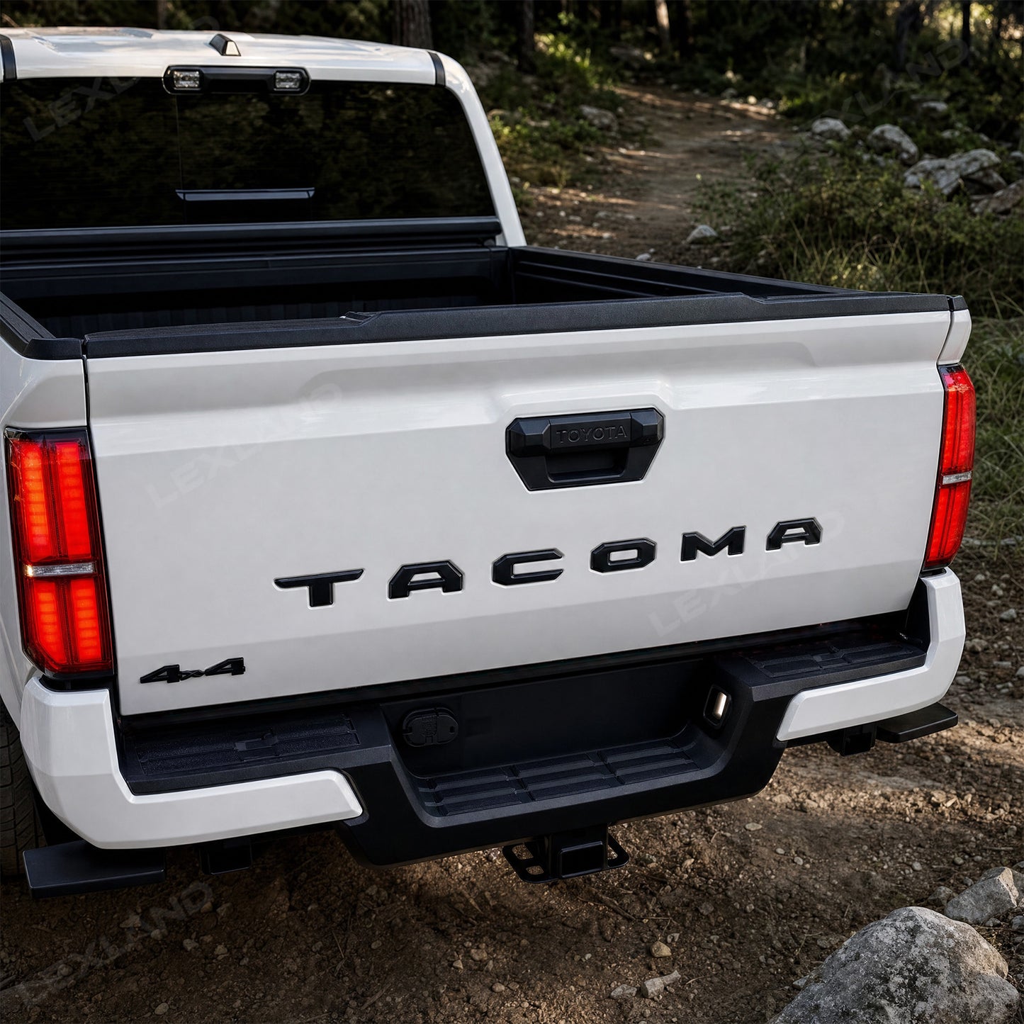 Tacoma 3D Tailgate Letters ABS Tailgate Insert Rear Emblems Decals for Toyota