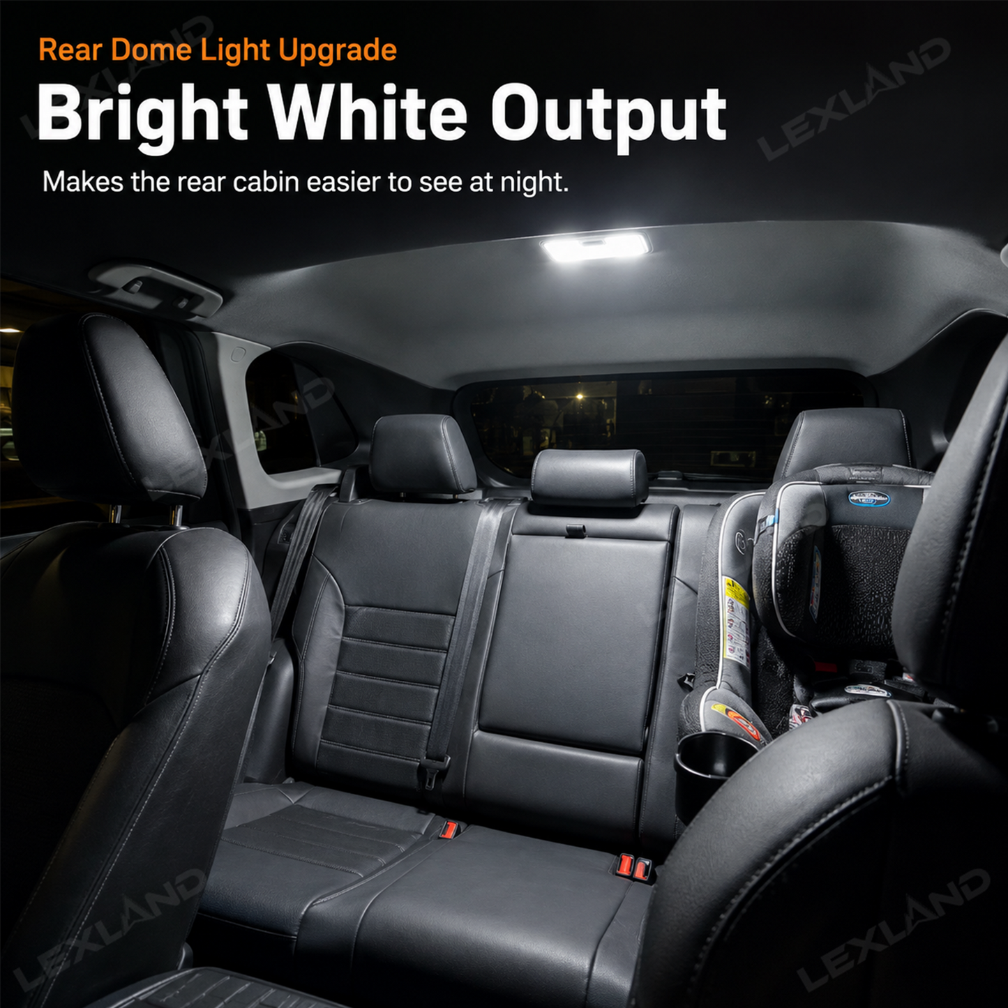 Tacoma/4Runner LED Rear Dome Light White Overhead Light Interior Light Upgrade of Toyota