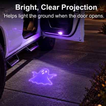 Tacoma/4Runner Halloween Ghost Door Puddle Lights LED Front Door Projector Lights 2PCS