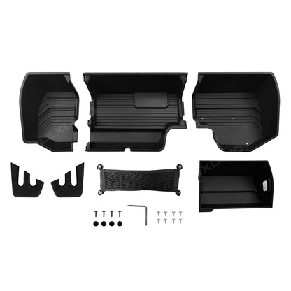 Silverado 1500/2500/3500HD Under Seat Organizer Tray ABS Rear Seat Storage Box