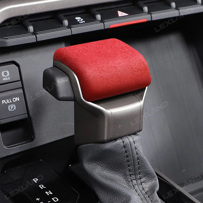 Tacoma Gear Shift Knob Cover Suede Shifter Gear Hand Brake Decorative & Protective Trim for Toyota