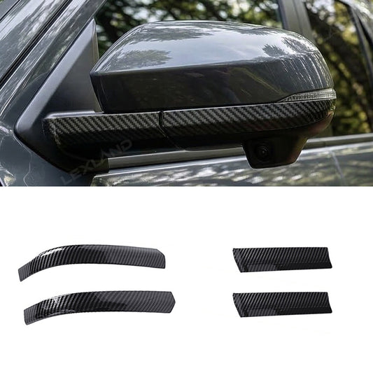 Tacoma/4Runner Rearview Side Mirror Stripe Cover Trim ABS Exterior Decorative Strips 4PCS for Toyota