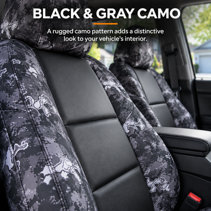 Tacoma/4Runner Seat Covers Nappa Leather Camo Seat Protector 3.0 for Toyota