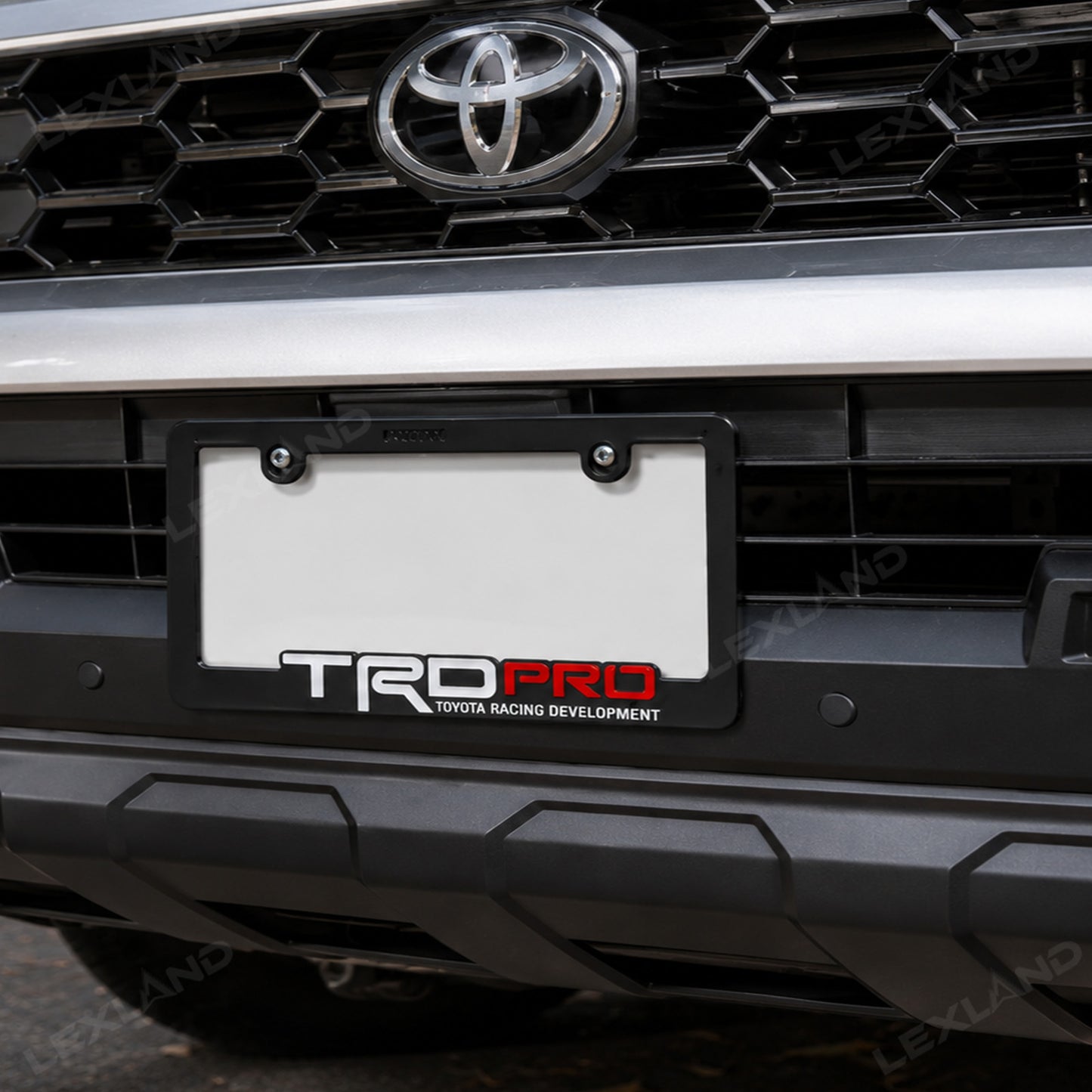 Tacoma/ 4Runner/ Tundra Front Rear License Plate Frame TRD Style License Plate Cover Holder