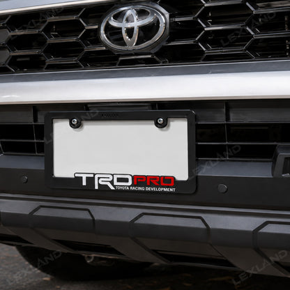 Tacoma/ 4Runner/ Tundra Front Rear License Plate Frame TRD Style License Plate Cover Holder