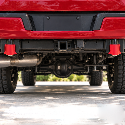 Tacoma Rear Bumper Hitch Crossmember End Caps 2PCS Clip-On Installation for Toyota
