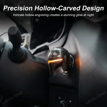 Mandalorian Engine Start/Stop Button Cover Ignition Button Decorative Cap for Toyota