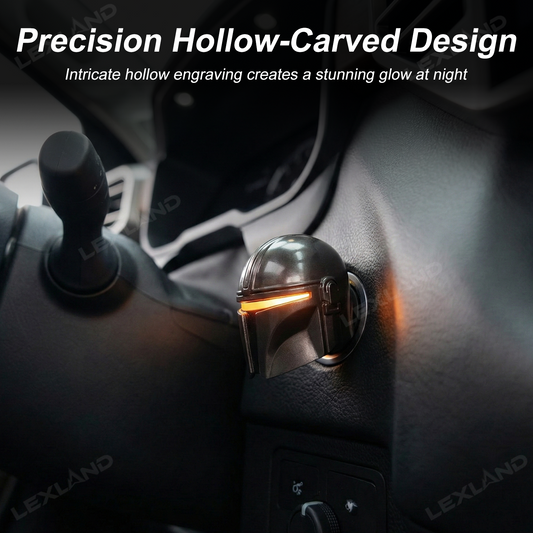 Mandalorian Engine Start/Stop Button Cover Ignition Button Decorative Cap for Toyota