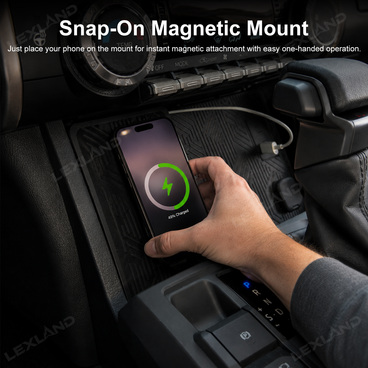 Tacoma Magsafe Charger Mount Wireless Charging Stand Charger Holder for Toyota